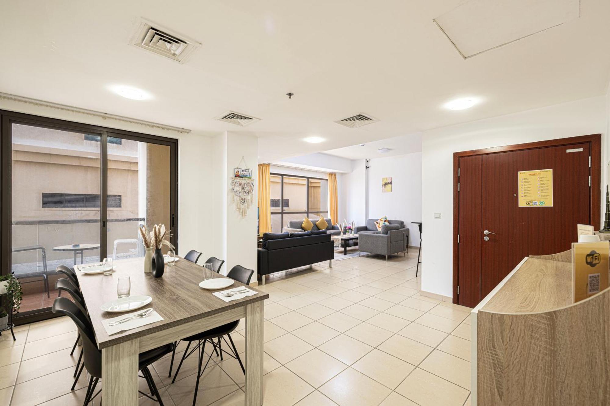 Moonlight Hostel Jbr - 2Min Walk To Jbr Beach - Gym - 2Min Metro Station - Poll Ντουμπάι Εξωτερικό φωτογραφία
